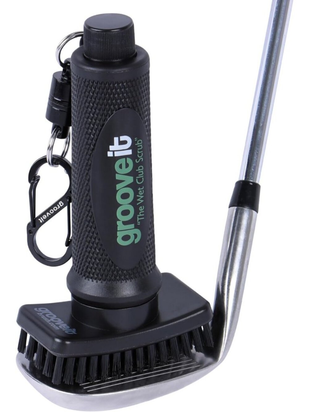 Golf Water Brush - Anti-Leak Magnetic Design, Nylon Bristles, Easy Clean Pump